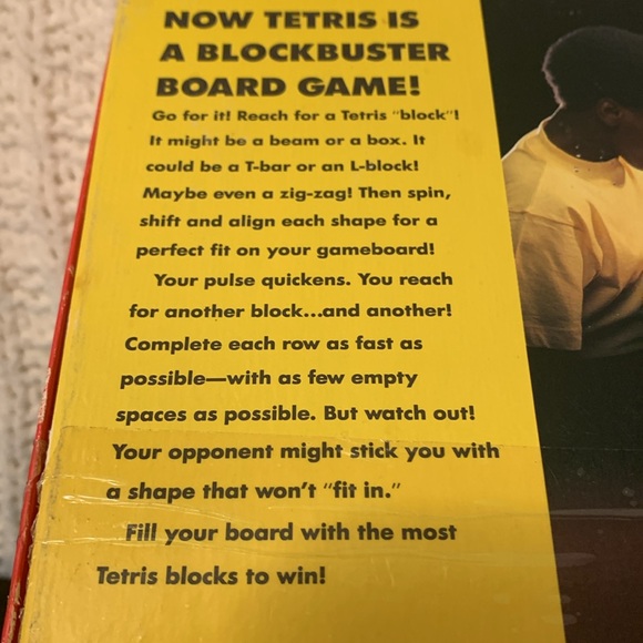 SOLD Vintage 90s Nintendo Tetris Board Game - Picture 11 of 13